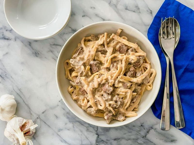 Beef Flavored Noodles Mrs. Bonser's Dry Egg Noodles