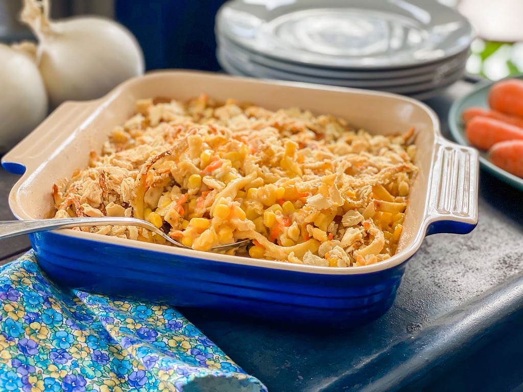 Corn Casserole - Mrs. Bonsers Egg Noodles