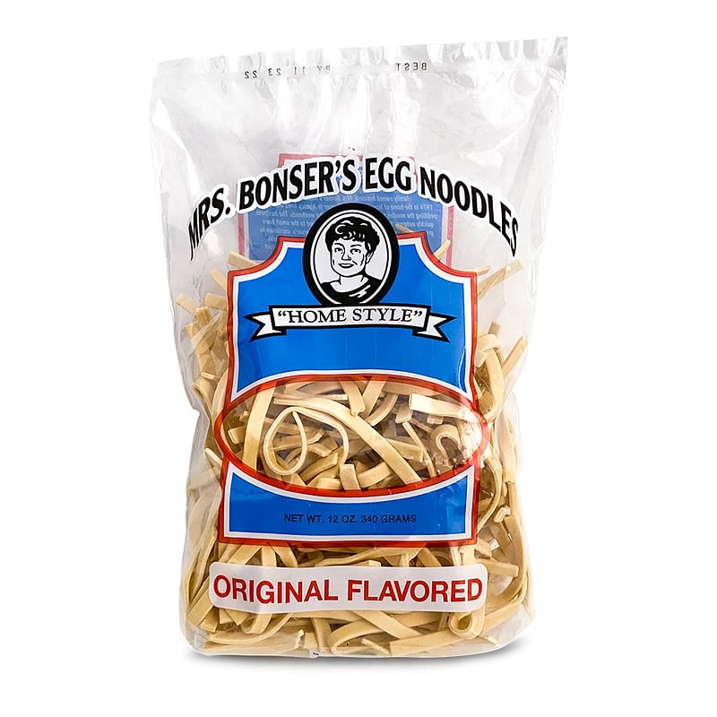 Flavored Homestyle Egg Noodles Mrs. Bonsers Egg Noodles